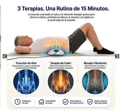 Bubiva Vertessa™ Pro — Masajeador de Espalda para Ciática y Dolor Lumbar